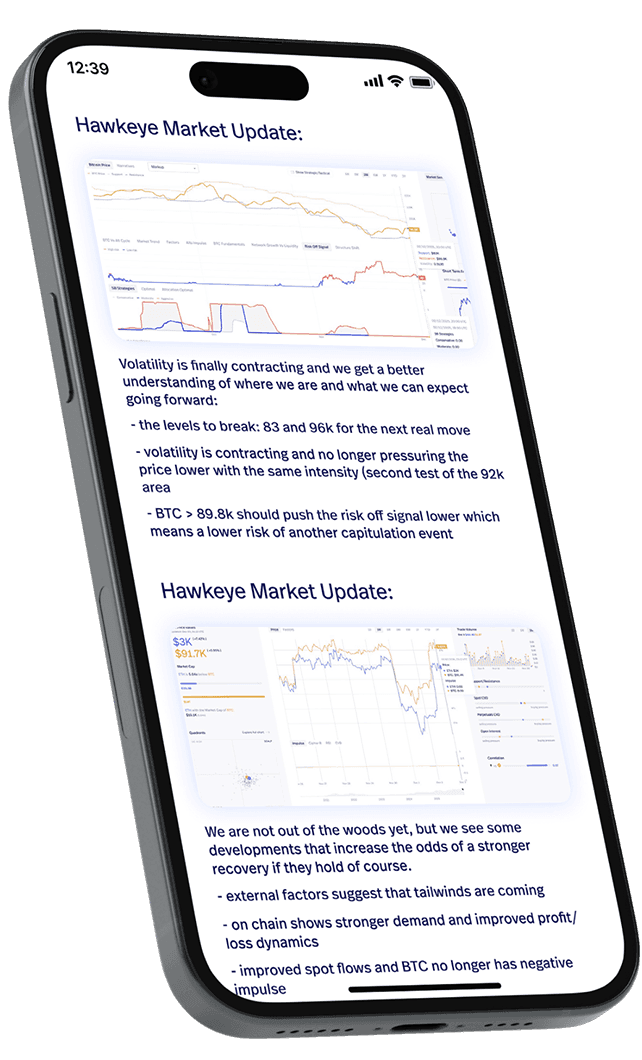 iPhone screen example